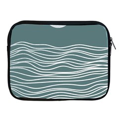 Sea Waves Moon Water Boho Apple Ipad 2/3/4 Zipper Cases by uniart180623