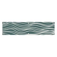 Sea Waves Moon Water Boho Banner And Sign 4  X 1  by uniart180623