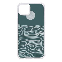 Sea Waves Moon Water Boho Iphone 14 Plus Tpu Uv Print Case