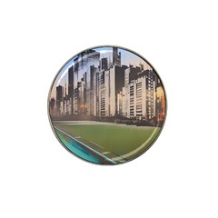 Building City Urban Path Road Skyline Hat Clip Ball Marker (10 Pack) by uniart180623