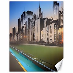 Building City Urban Path Road Skyline Canvas 18  X 24  by uniart180623