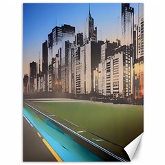 Building City Urban Path Road Skyline Canvas 36  X 48  by uniart180623