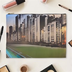 Building City Urban Path Road Skyline Cosmetic Bag (xl) by uniart180623