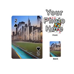 Building City Urban Path Road Skyline Playing Cards 54 Designs (mini)