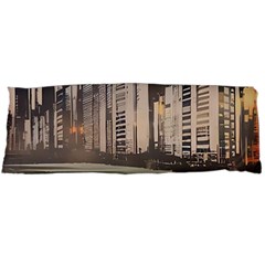 Building City Urban Path Road Skyline Body Pillow Case (dakimakura) by uniart180623