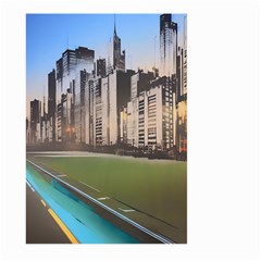 Building City Urban Path Road Skyline Large Garden Flag (two Sides) by uniart180623