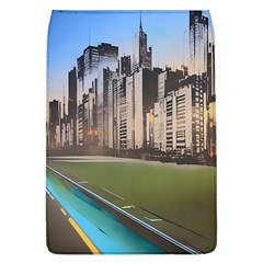 Building City Urban Path Road Skyline Removable Flap Cover (l) by uniart180623