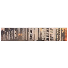 Building City Urban Path Road Skyline Small Premium Plush Fleece Scarf by uniart180623