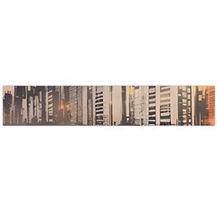 Building City Urban Path Road Skyline Large Premium Plush Fleece Scarf  by uniart180623