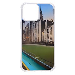 Building City Urban Path Road Skyline Iphone 13 Pro Max Tpu Uv Print Case