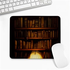 Books Library Large Mousepad by uniart180623