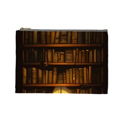 Books Library Cosmetic Bag (large)