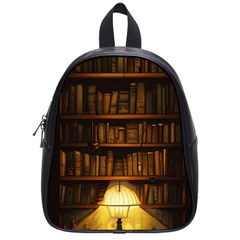 Books Library School Bag (small) by uniart180623