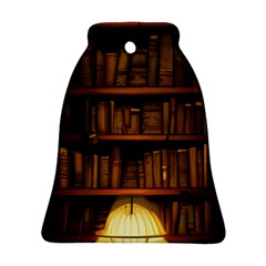 Books Library Bell Ornament (two Sides) by uniart180623