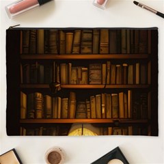 Books Library Cosmetic Bag (xxxl) by uniart180623