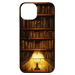 Books Library Iphone 14 Black Uv Print Case