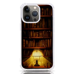 Books Library Iphone 13 Pro Tpu Uv Print Case by uniart180623