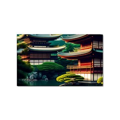 Japan Mount Fuji Japanese Sticker Rectangular (10 Pack) by uniart180623