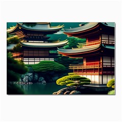 Japan Mount Fuji Japanese Postcards 5  X 7  (pkg Of 10) by uniart180623