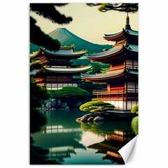 Japan Mount Fuji Japanese Canvas 24  X 36  by uniart180623