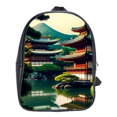 Japan Mount Fuji Japanese School Bag (large) by uniart180623