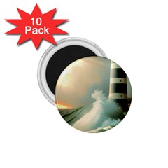 Sea Ocean Waves Lighthouse Nature 1 75  Magnets (10 Pack)  by uniart180623