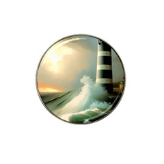 Sea Ocean Waves Lighthouse Nature Hat Clip Ball Marker (4 Pack) by uniart180623