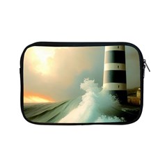 Sea Ocean Waves Lighthouse Nature Apple Ipad Mini Zipper Cases by uniart180623