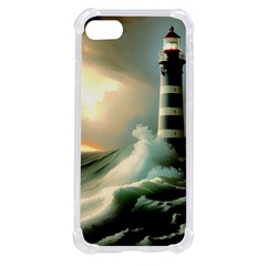 Sea Ocean Waves Lighthouse Nature Iphone Se