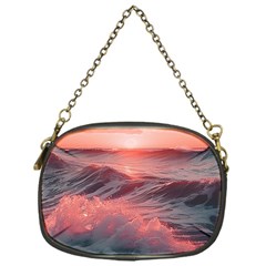 Ocean Waves Sunset Chain Purse (one Side) by uniart180623