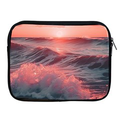 Ocean Waves Sunset Apple Ipad 2/3/4 Zipper Cases by uniart180623