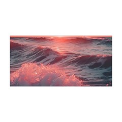 Ocean Waves Sunset Yoga Headband by uniart180623