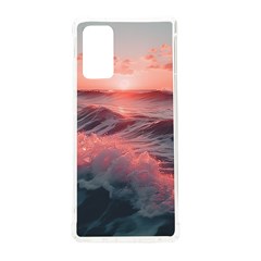 Ocean Waves Sunset Samsung Galaxy Note 20 Tpu Uv Case by uniart180623