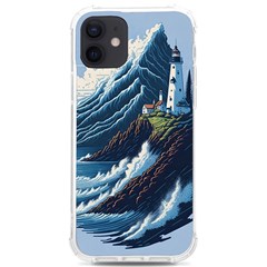 Lighthouse Sea Waves Iphone 12/12 Pro Tpu Uv Print Case by uniart180623