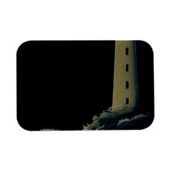 Lighthouse Lunar Eclipse Blood Moon Open Lid Metal Box (silver)   by uniart180623