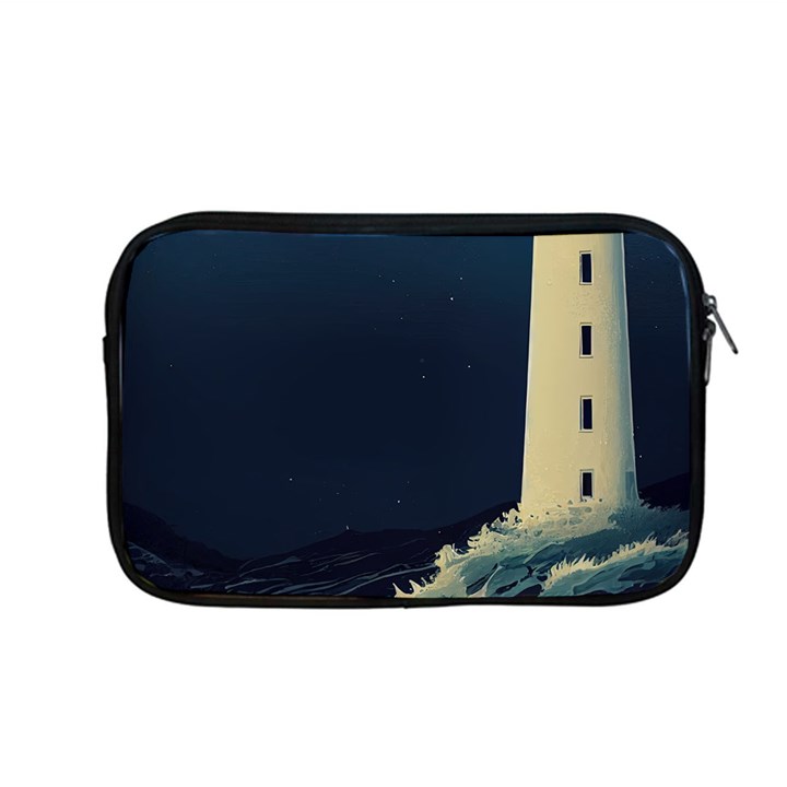 Lighthouse Lunar Eclipse Blood Moon Apple MacBook Pro 13  Zipper Case