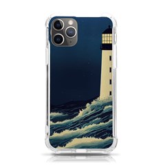 Lighthouse Lunar Eclipse Blood Moon Iphone 11 Pro 5 8 Inch Tpu Uv Print Case by uniart180623