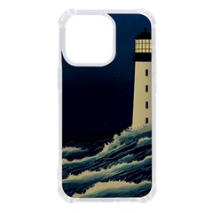 Lighthouse Lunar Eclipse Blood Moon Iphone 13 Pro Tpu Uv Print Case