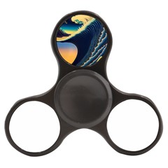 Japanese Japan Waves Sea Ocean Finger Spinner by uniart180623