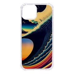 Japanese Japan Waves Sea Ocean Iphone 14 Tpu Uv Print Case by uniart180623