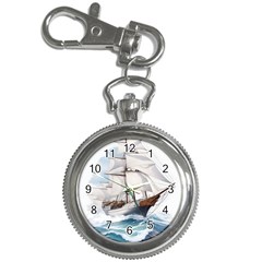 Ship Sail Sea Waves Key Chain Watches by uniart180623