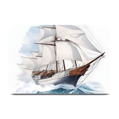 Ship Sail Sea Waves Plate Mats by uniart180623