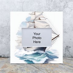 Ship Sail Sea Waves White Box Photo Frame 4  X 6  by uniart180623