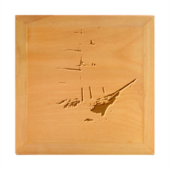 Ship Sail Sea Waves Wood Photo Frame Cube by uniart180623