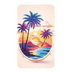 Nature Tropical Palm Trees Sunset Memory Card Reader (rectangular) by uniart180623