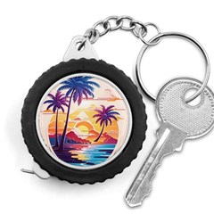 Nature Tropical Palm Trees Sunset Measuring Tape by uniart180623