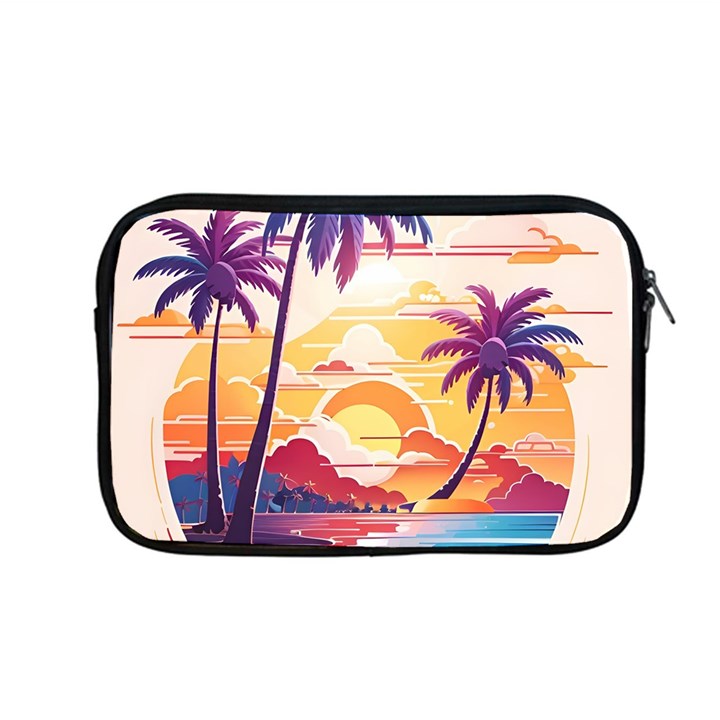 Nature Tropical Palm Trees Sunset Apple MacBook Pro 13  Zipper Case