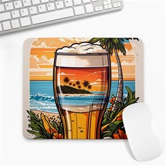 Beach Summer Drink Large Mousepad by uniart180623