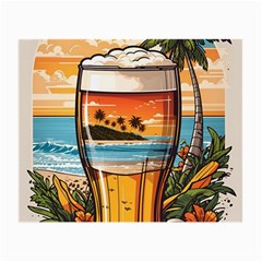 Beach Summer Drink Small Glasses Cloth (2 Sides) by uniart180623