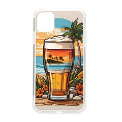 Beach Summer Drink Iphone 11 Tpu Uv Print Case by uniart180623